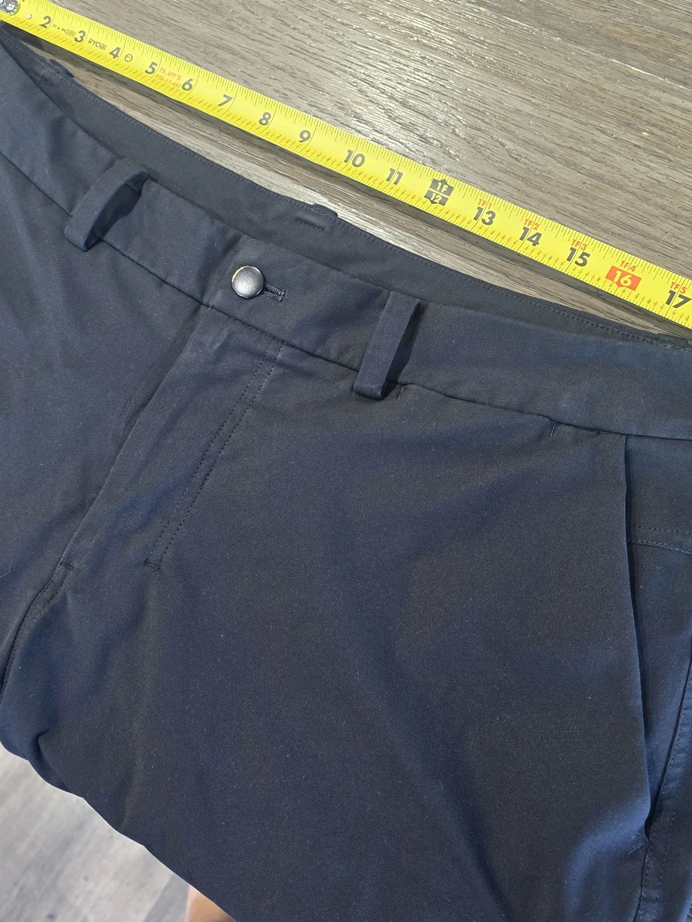 Lululemon Commission Shorts Black Size 38 Men's Stretch Golf Casual Chino 10